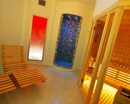 The wellness area of the hotel