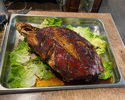 Second course of meat