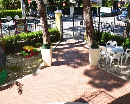 L'entrata del Villa Pozzi