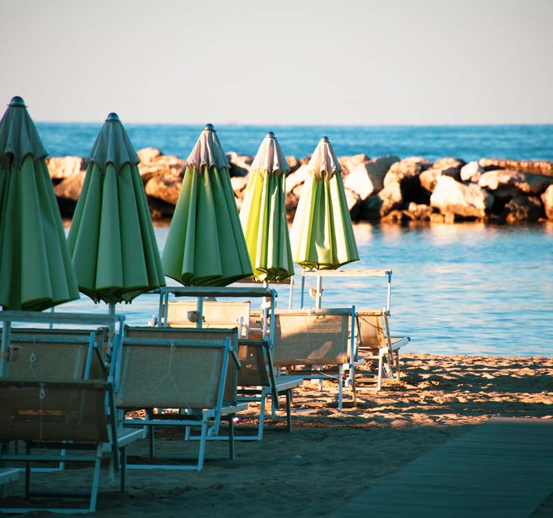 La spiaggia di Cattolica