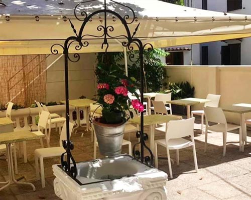 Ambienti esterni dell'hotel